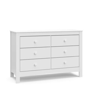 Graco Noah 6 Drawer Bedroom Dresser (White)